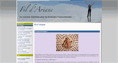 Desktop Screenshot of fil-d-ariane.com