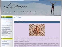 Tablet Screenshot of fil-d-ariane.com